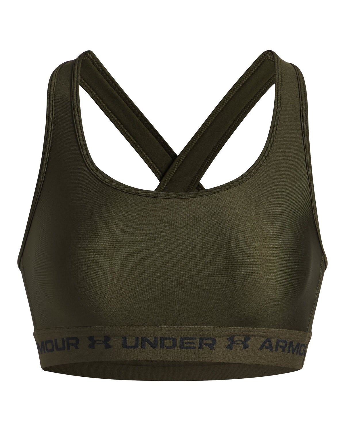 Crossback Mid Bra - Green / Black - 308