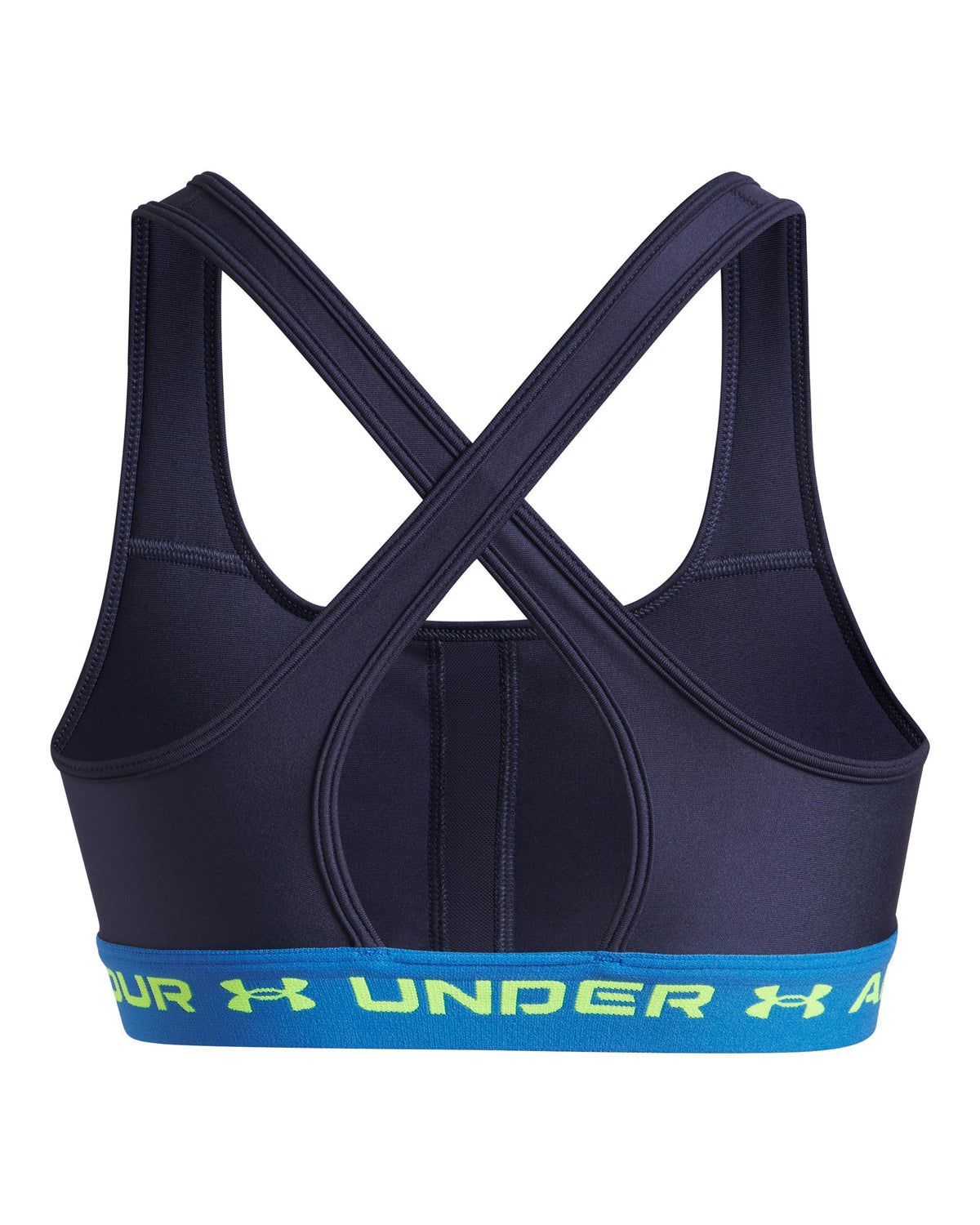 Crossback Mid Bra - Blue / High Vis Yellow - 403