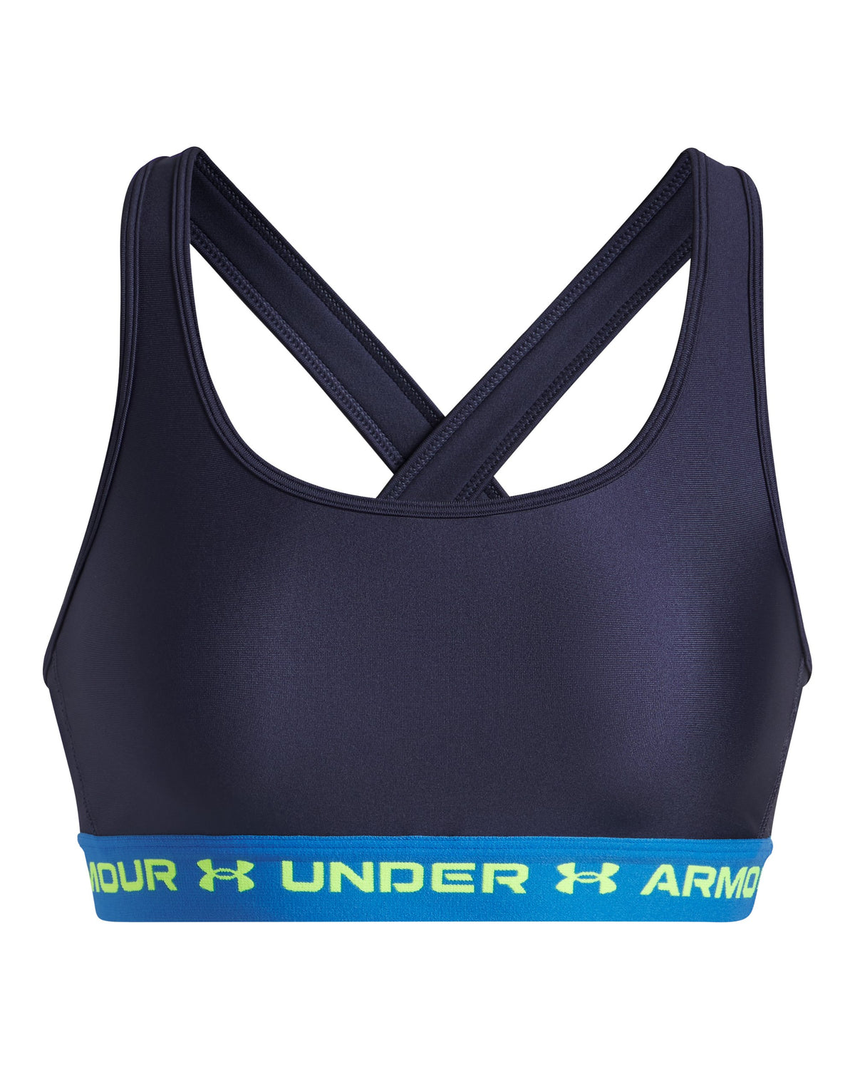 Crossback Mid Bra - Blue / High Vis Yellow - 403