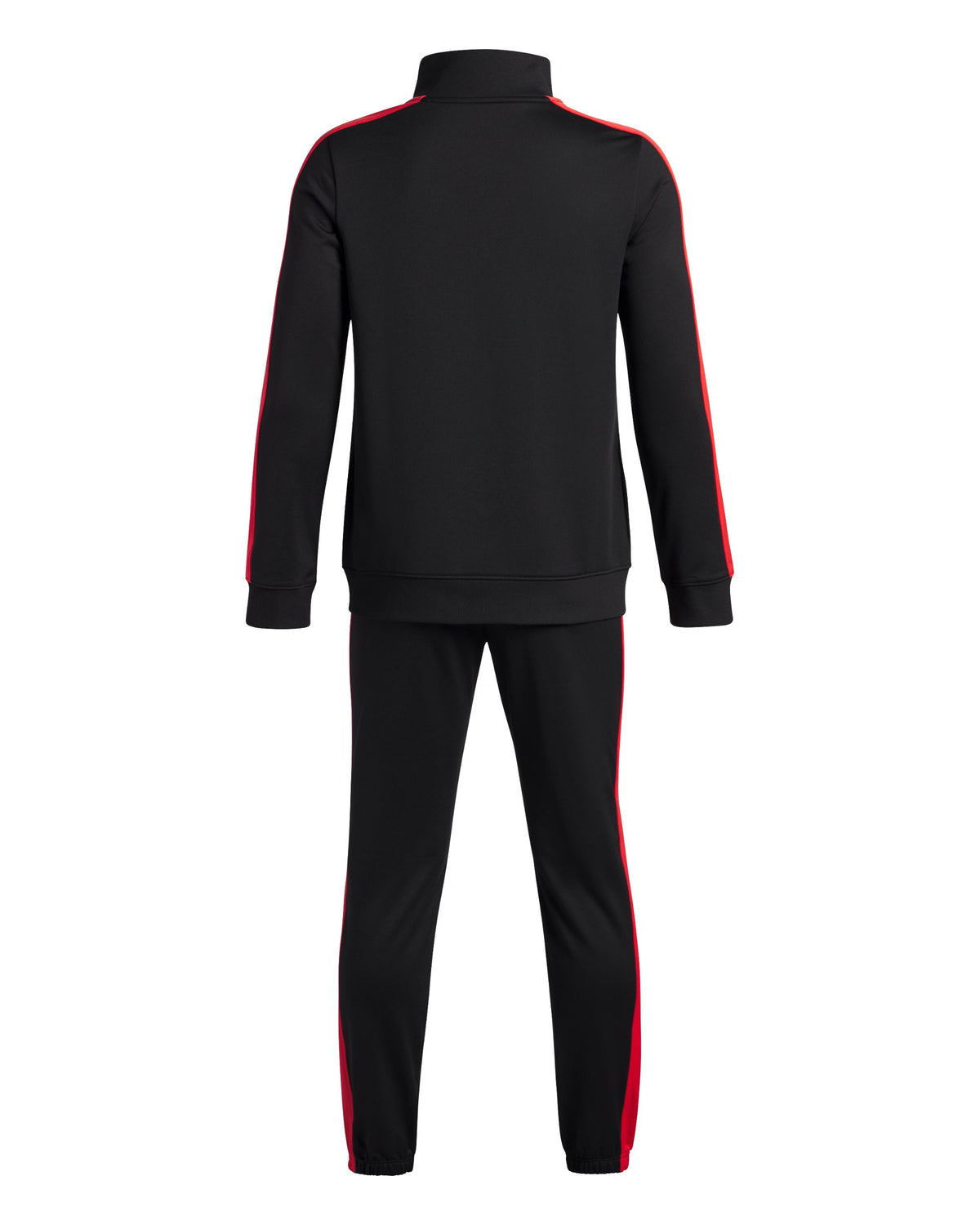 UA Rival Knit Track Suit - Black / Racer Red / Racer Red - 006