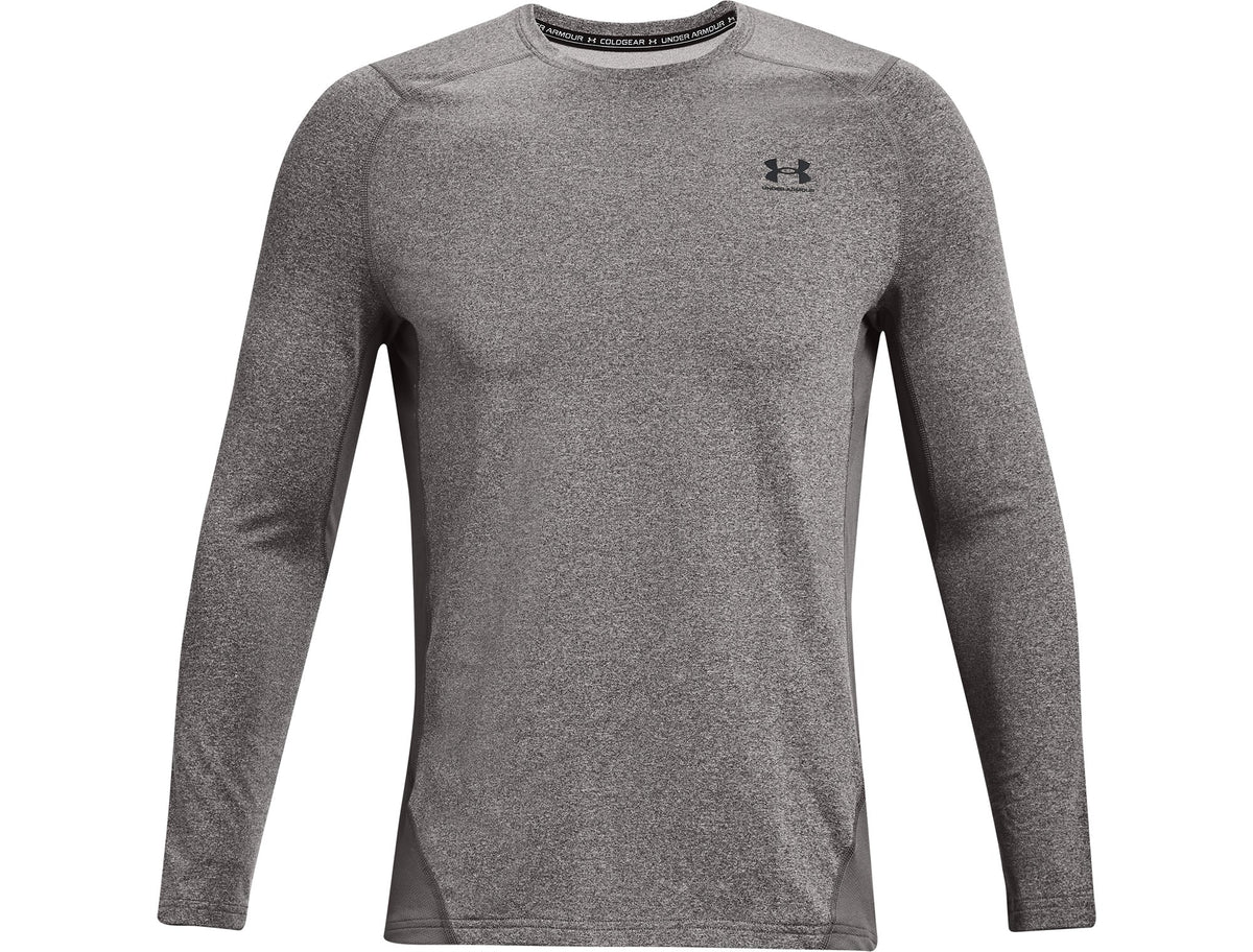UA CG Armour Crew - Charcoal Light Heather / Black - 020
