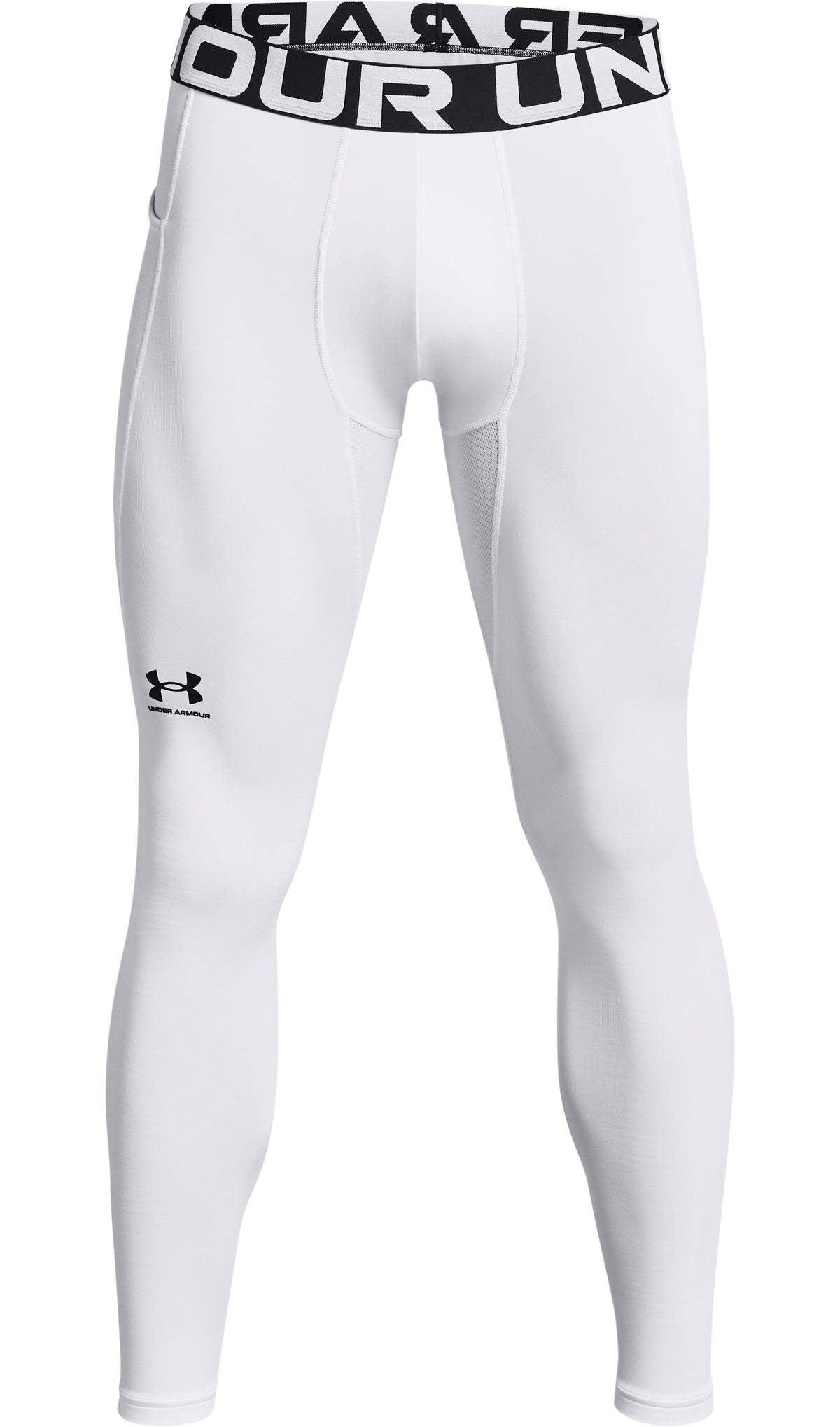 UA CG Armour Leggings - White / Black - 100