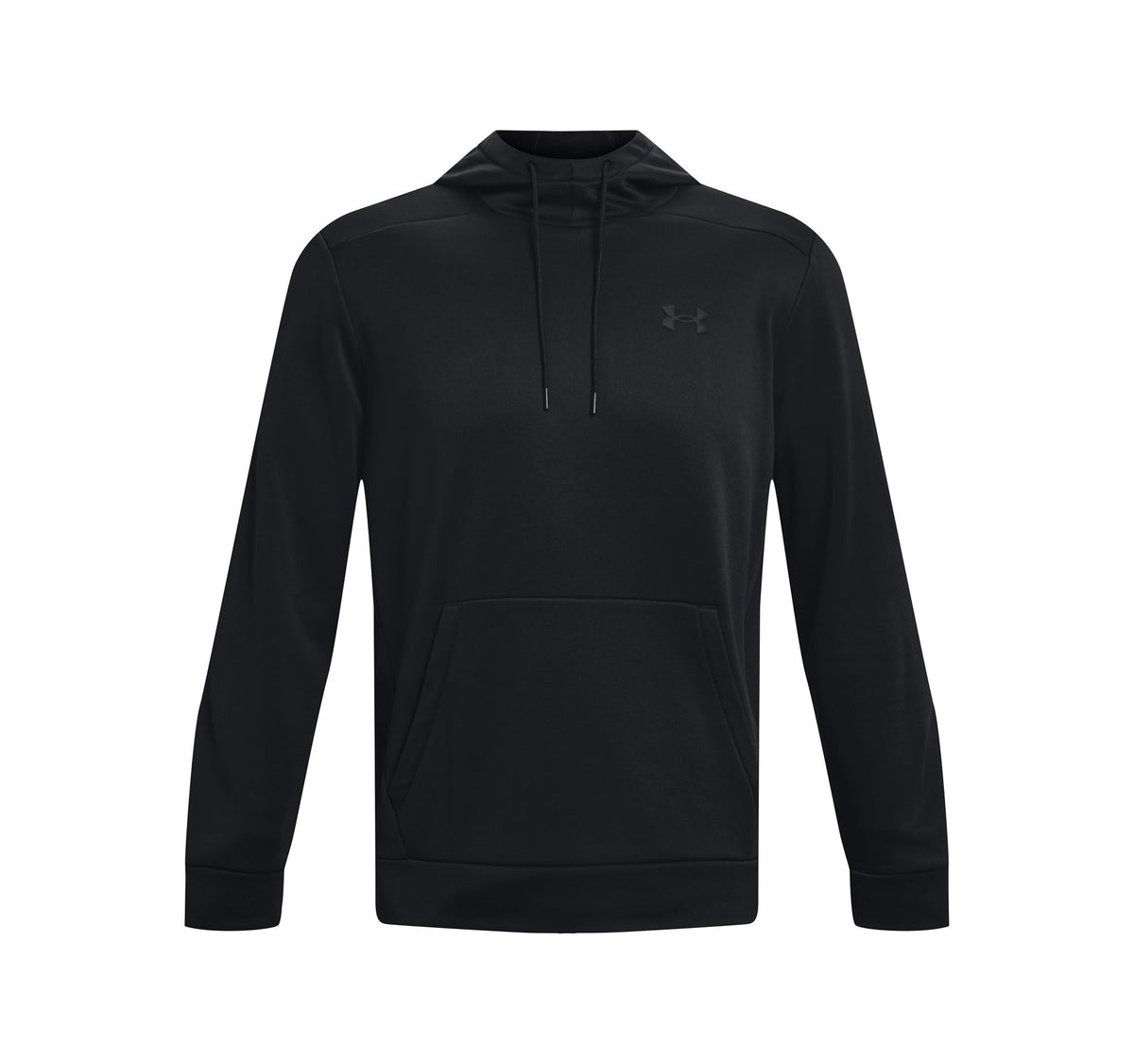 UA Armour Fleece Hoodie - Black / Black - 001