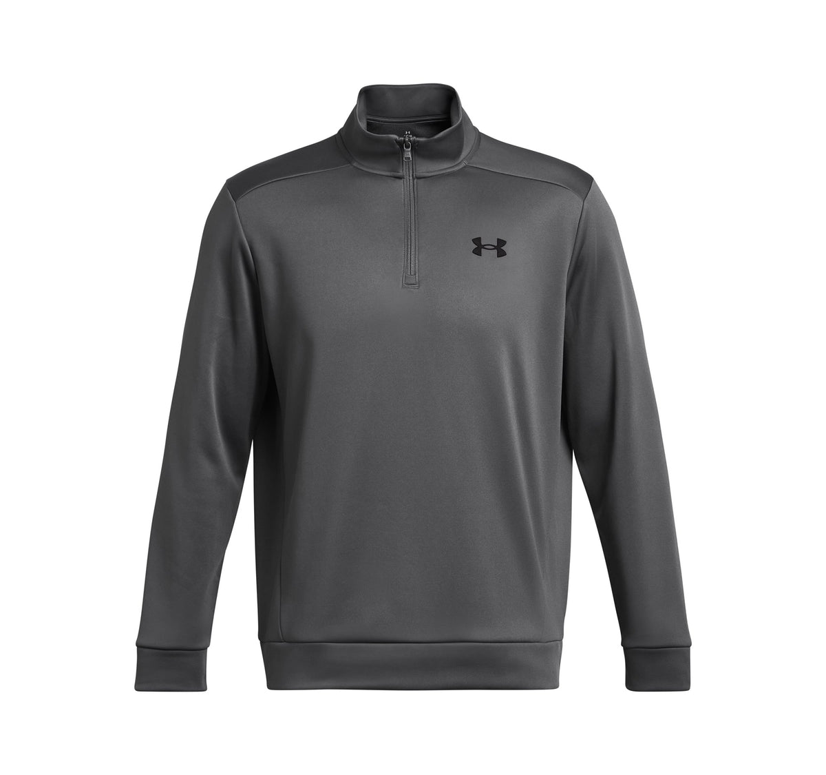 UA Armour Fleece 1/4 Zip - Gray / Black - 025