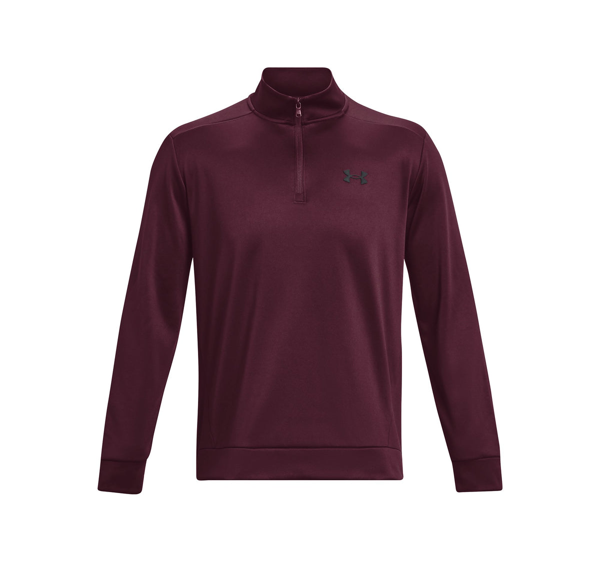 UA Armour Fleece 1/4 Zip - Red / Black - 600