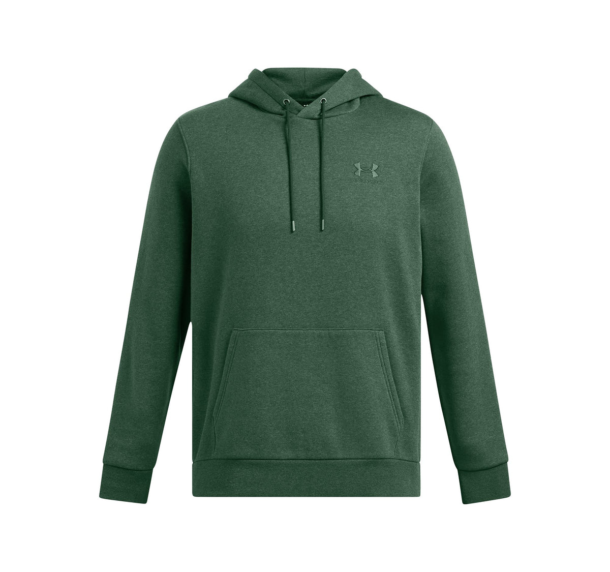 UA Icon Fleece Hoodie - ירוק יער מלאנז' / ירוק יער - 301