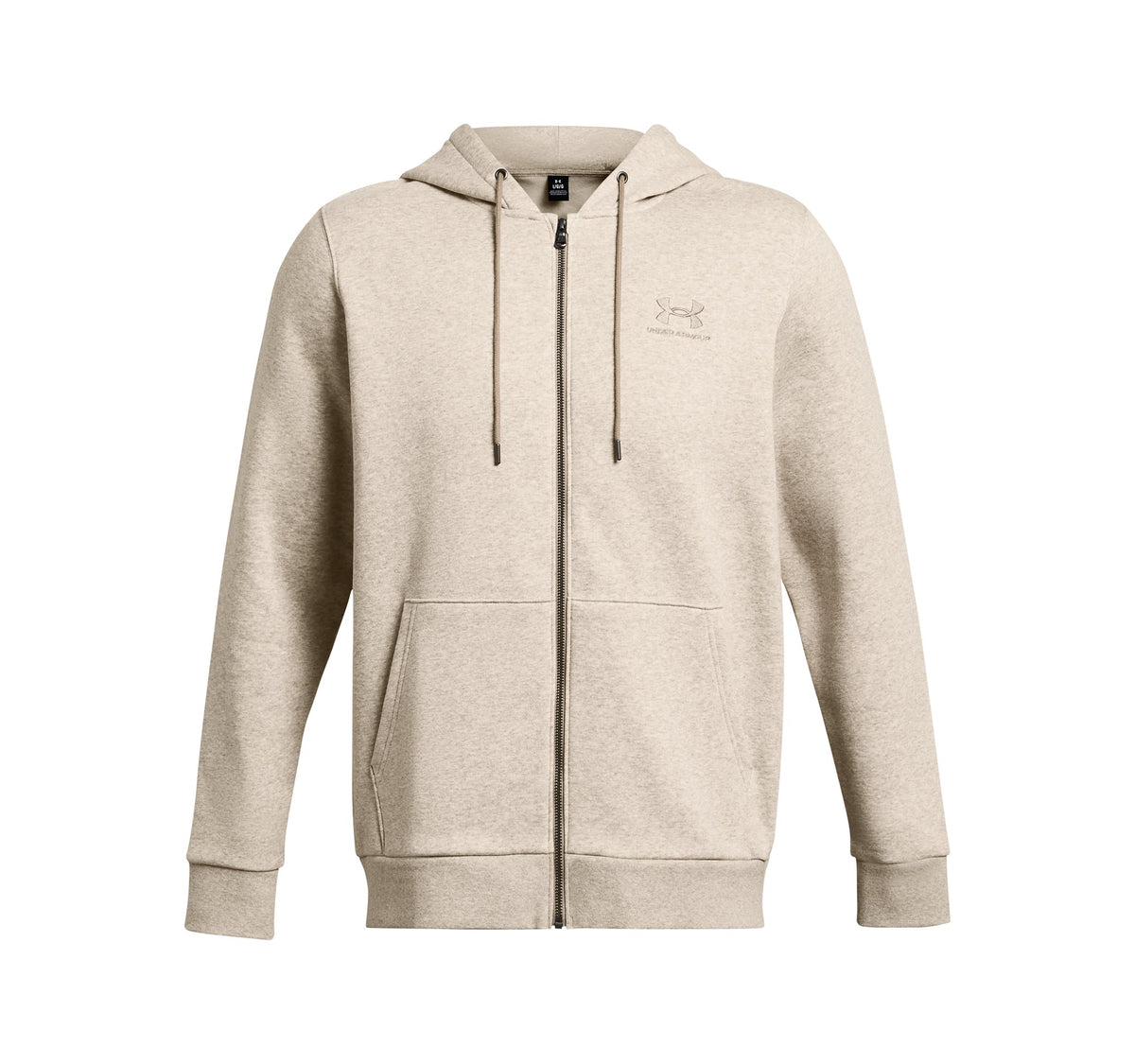 UA Icon Fleece FZ Hood - חום-אפור מלאנז' / חום-אפור - 203