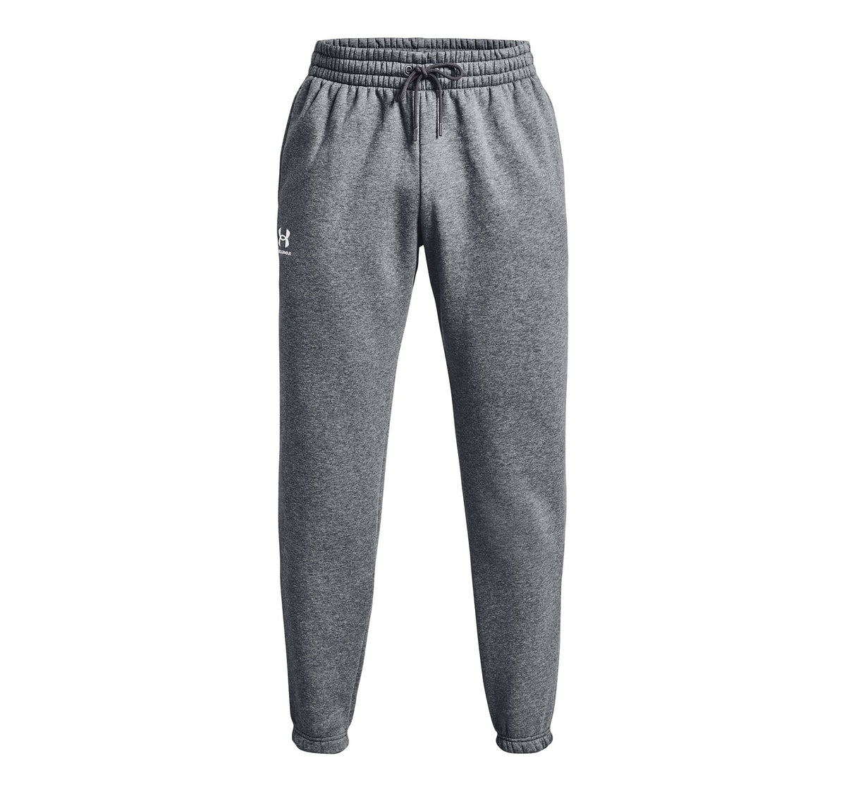 UA Icon Fleece Jogger - Pitch Gray Medium Heather / White - 012