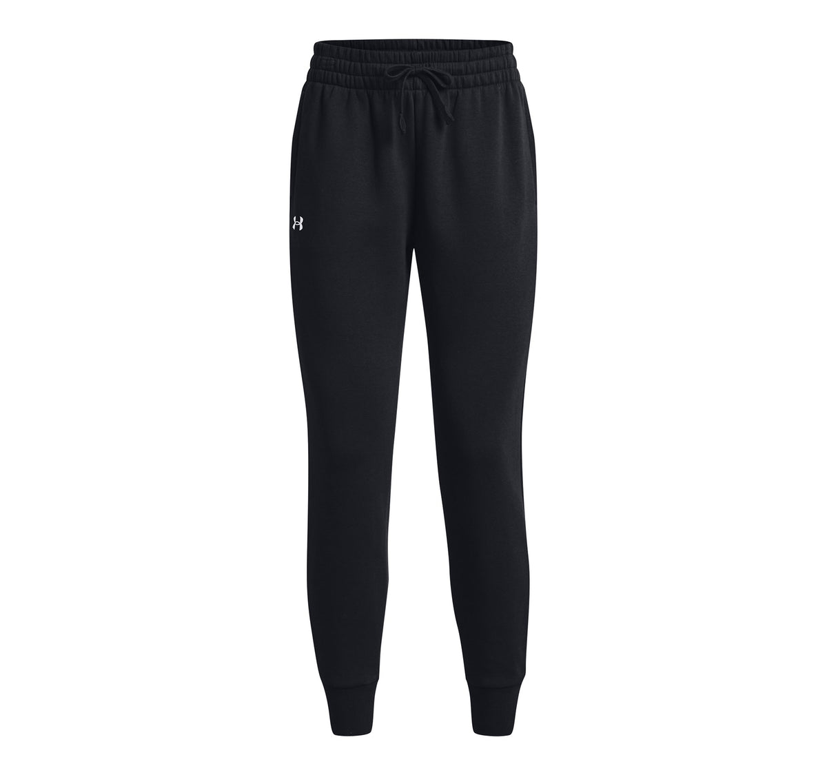 UA Rival Fleece Jogger - Black / White - 001