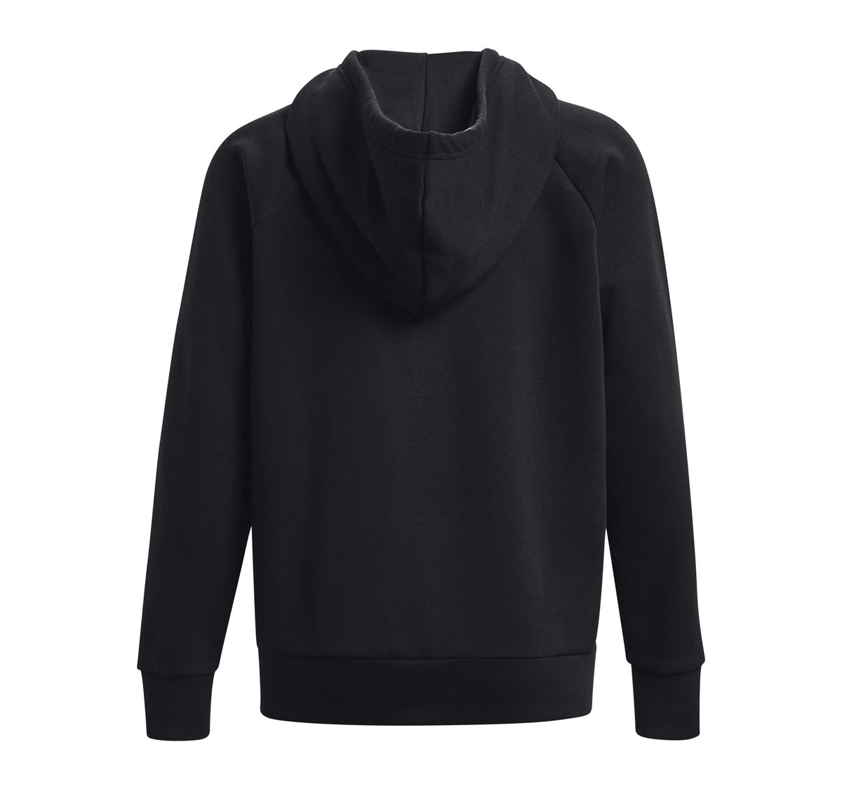 UA Rival Fleece FZ Hoodie - Black / White - 001