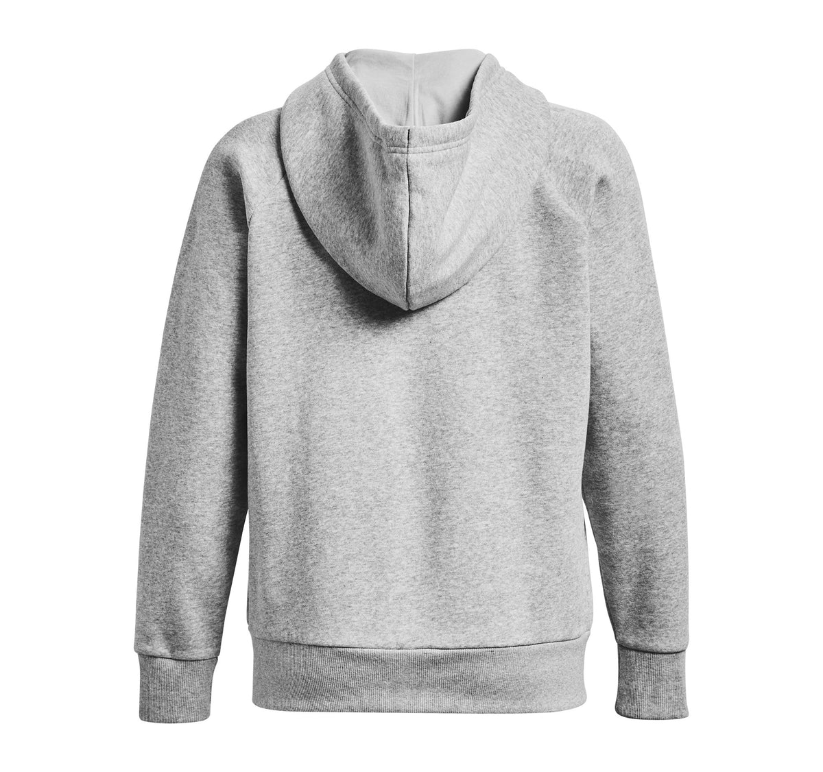 UA Rival Fleece FZ Hoodie - Gray / White - 012