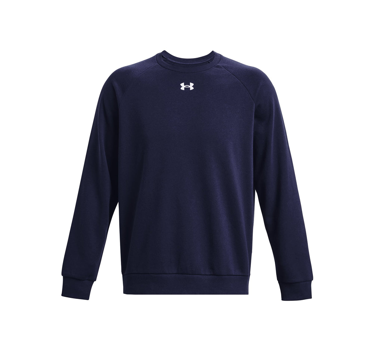 UA Rival Fleece Crew - Blue / White - 410