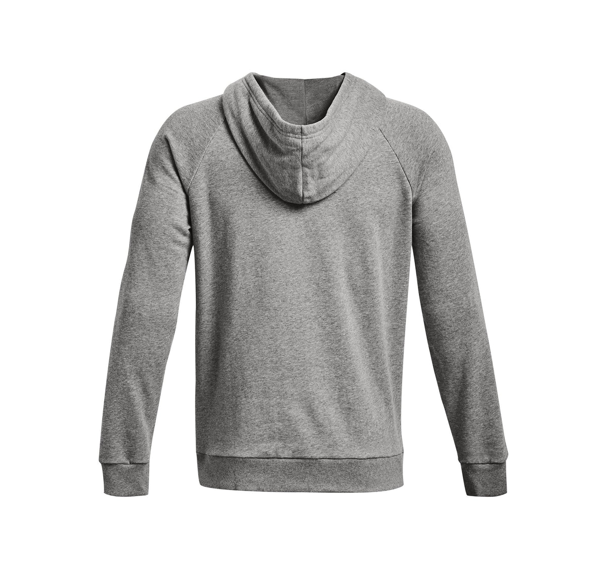 UA Rival Fleece Hoodie - Castlerock Light Heather / White - 025