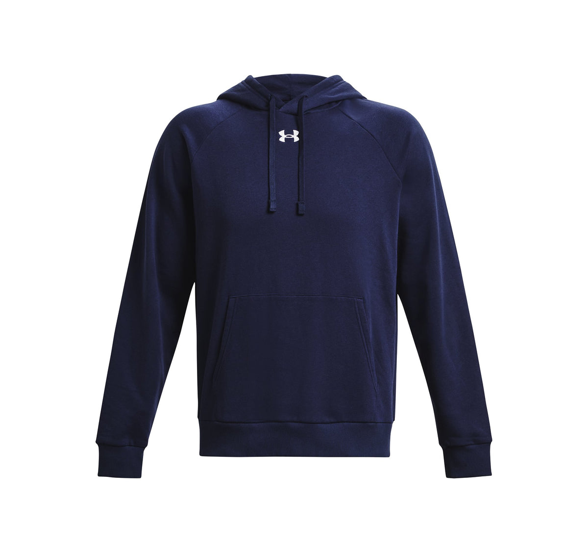 UA Rival Fleece Hoodie - Midnight Navy / White - 410