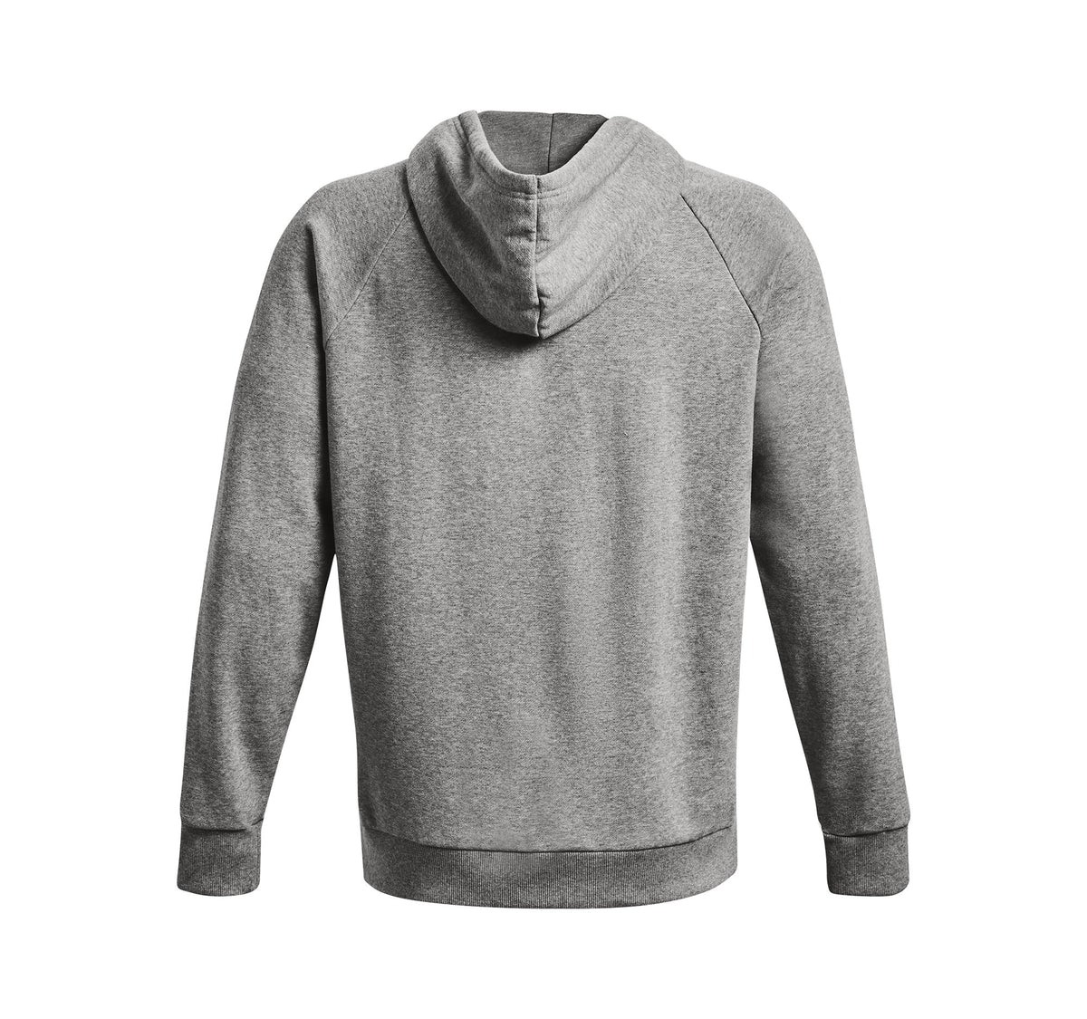 UA Rival Fleece Logo HD - Castlerock Light Heather / White - 025