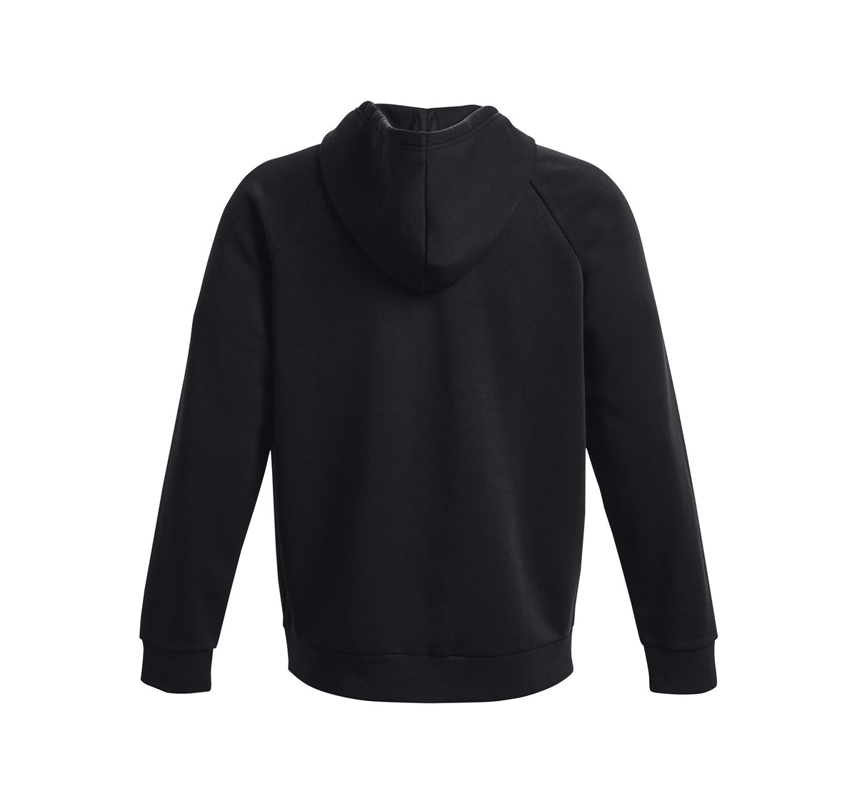 UA Rival Fleece FZ Hoodie - Black / White - 001