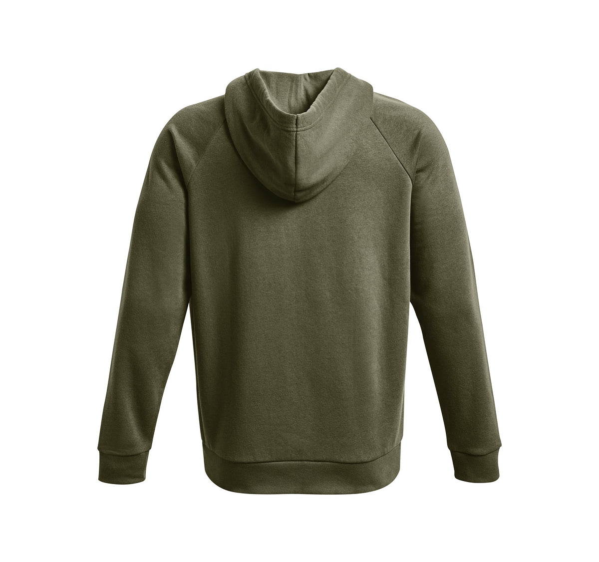 UA Rival Fleece FZ Hoodie - Marine OD Green / White - 390