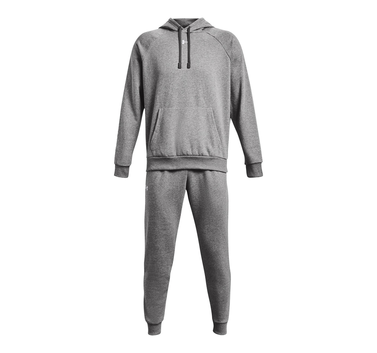 UA Rival Fleece Suit - Gray / White - 025