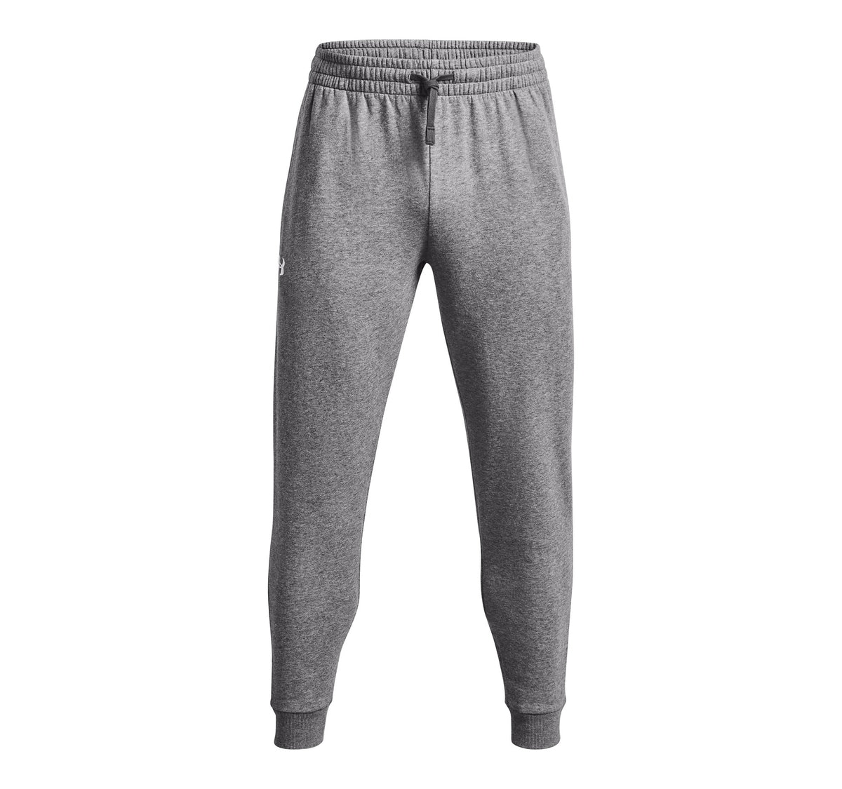 UA Rival Fleece Joggers - Castlerock Light Heather / White - 025