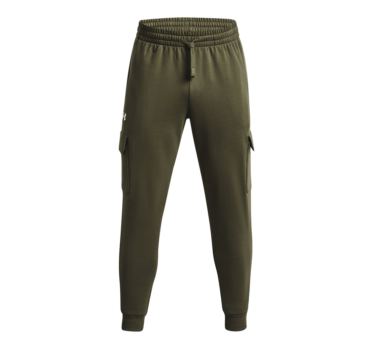 UA Rival Fleece Cargo Jogger - Marine OD Green / White - 390