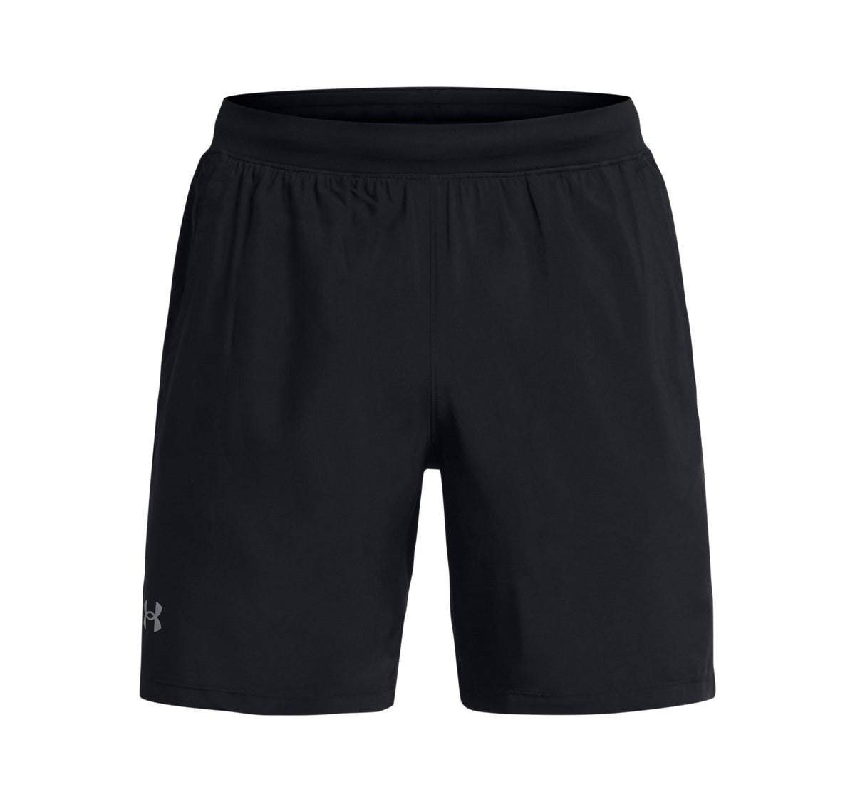 UA LAUNCH 7'' SHORTS - Black / White / Reflective - 001