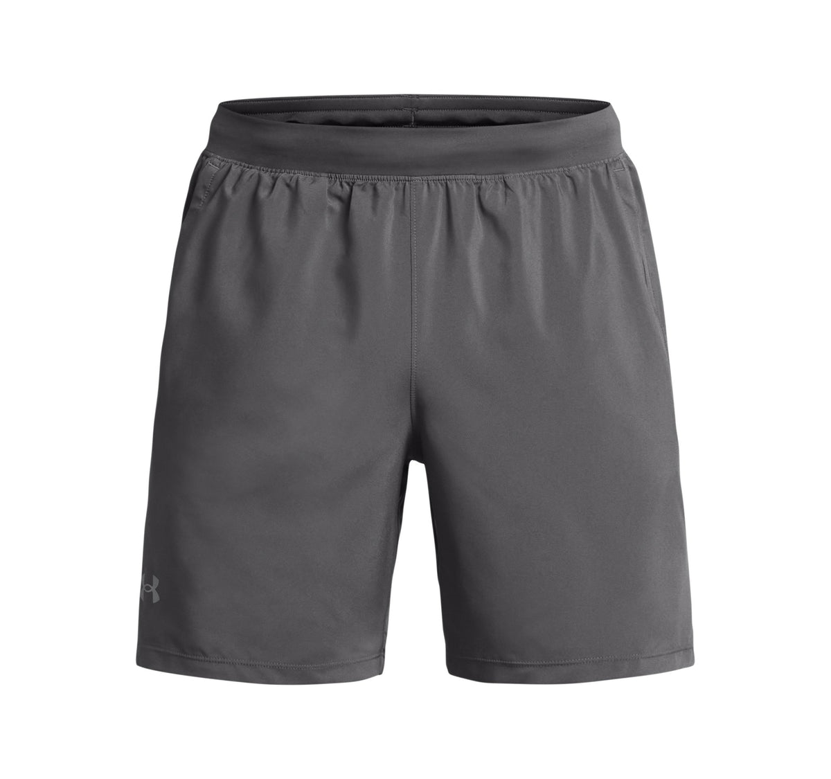 UA LAUNCH 7'' SHORTS - Castlerock / White / Reflective - 025