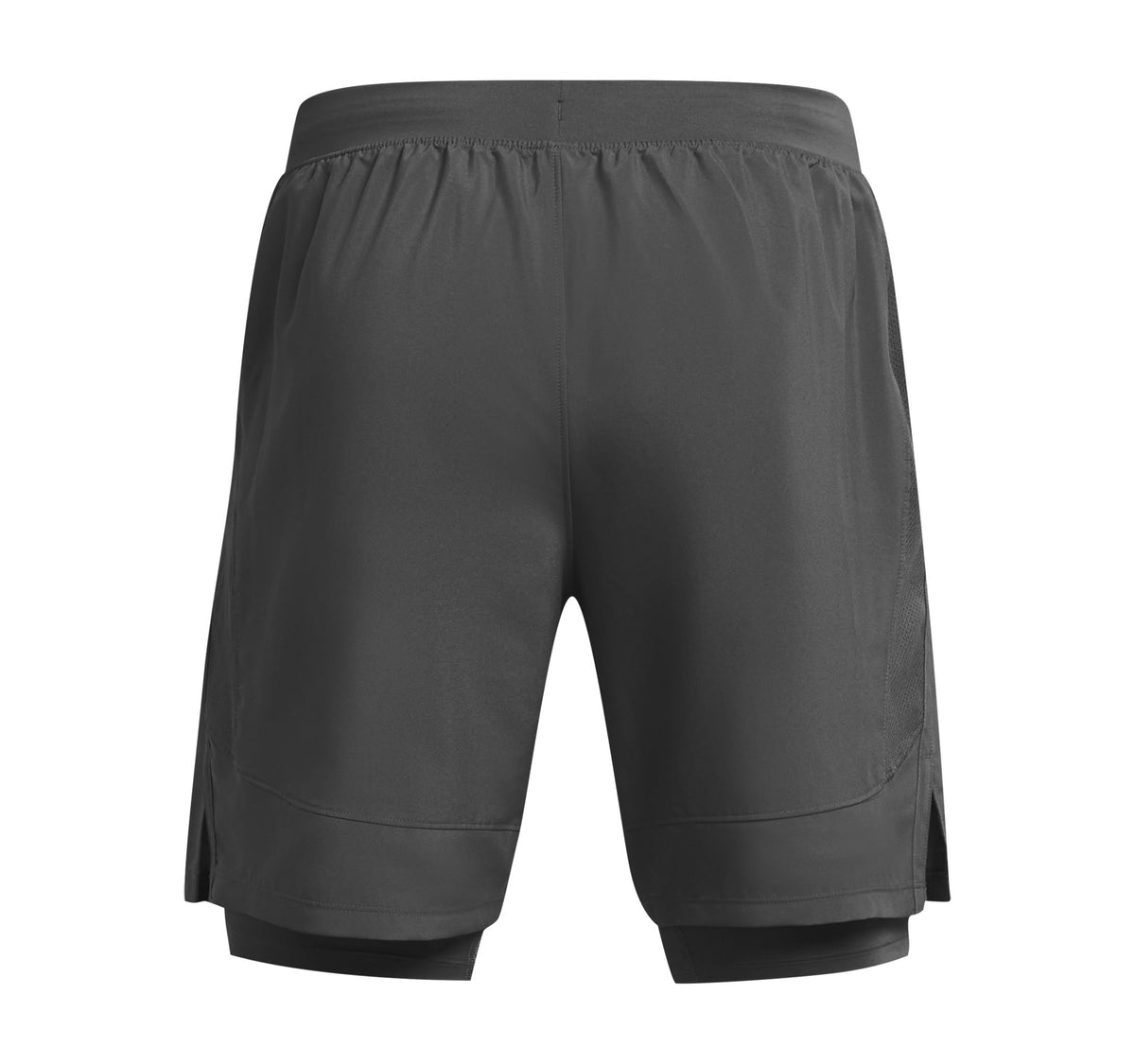 UA LAUNCH 7'' 2-IN-1 SHORTS - Castlerock / Castlerock / Reflective - 025