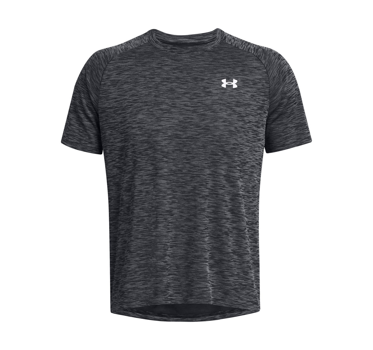 UA Tech Textured SS - Black / White - 001