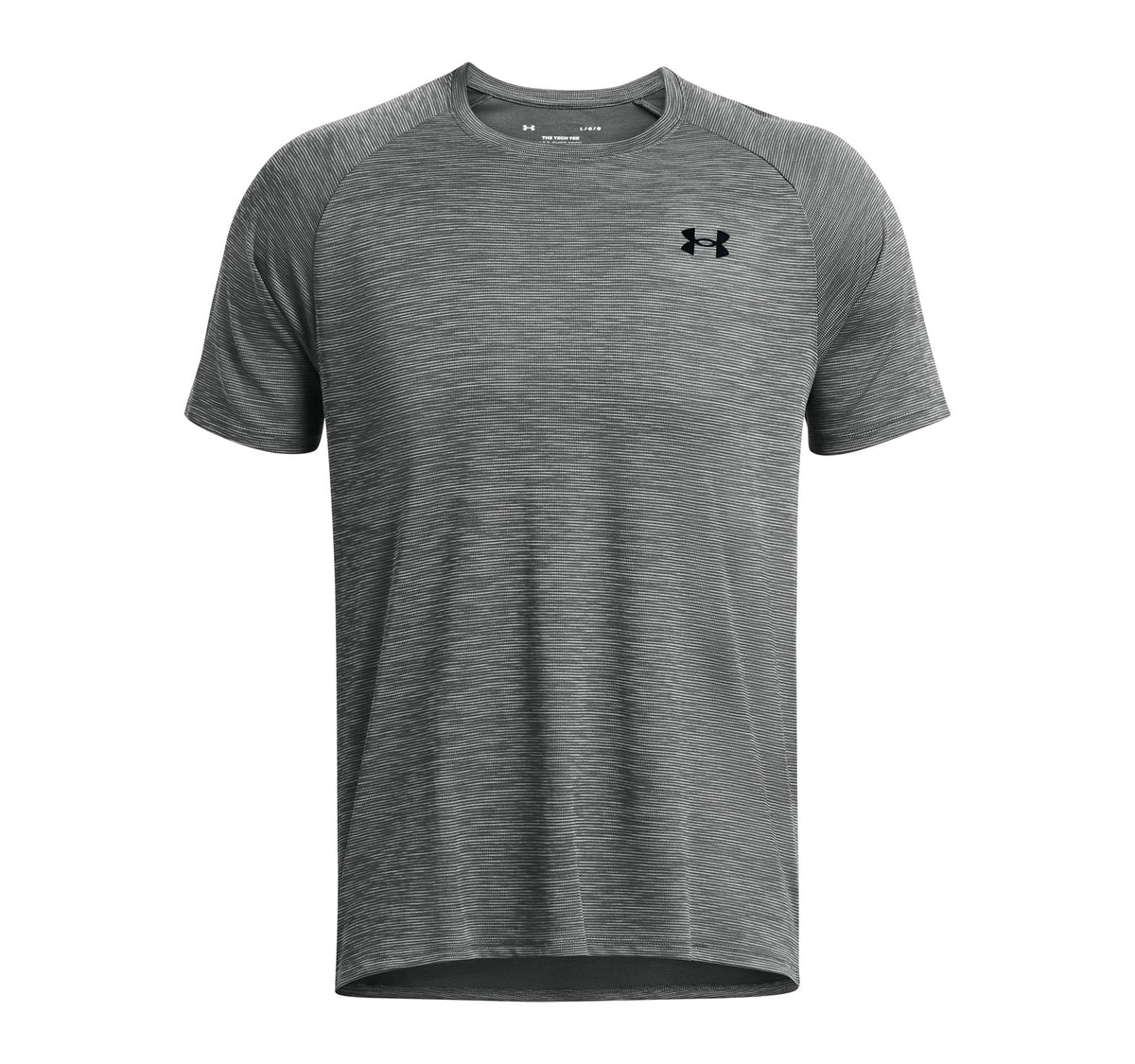 UA Tech Textured SS - Castlerock / Black - 025