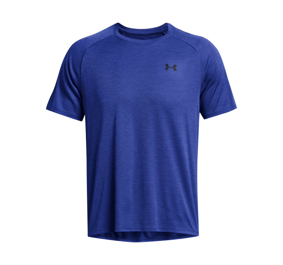 UA Tech Textured SS - Royal / Black - 400