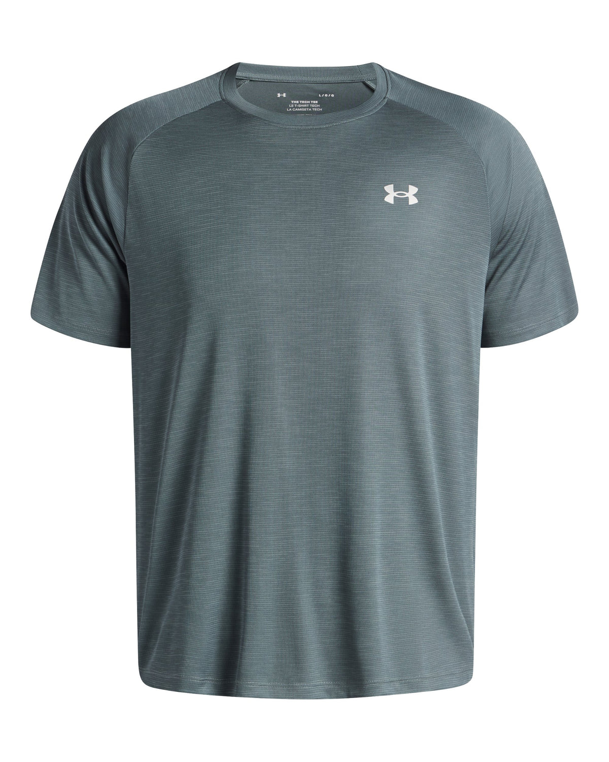 UA Tech Textured SS - Jasper Blue / White - 587