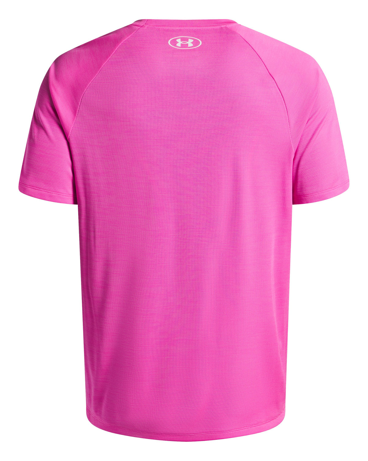 UA Tech Textured SS - Pink / White - 652