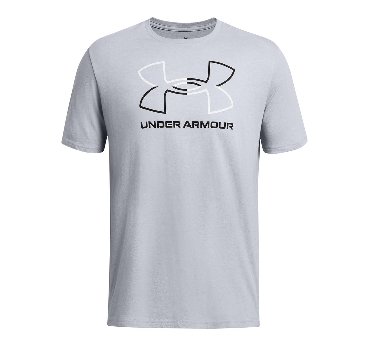 UA GL FOUNDATION UPDATE SS - Mod Gray Medium Heather / White / Black - 011