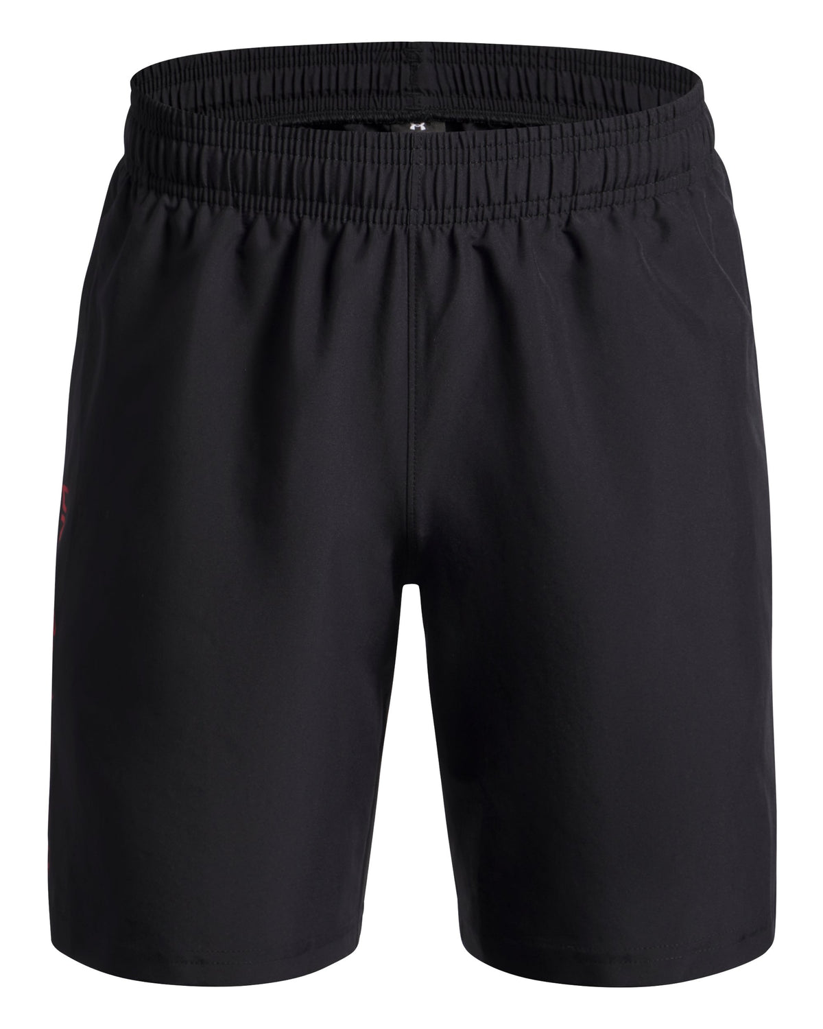 UA Tech Woven Wordmark Short - Black / Racer Red - 007