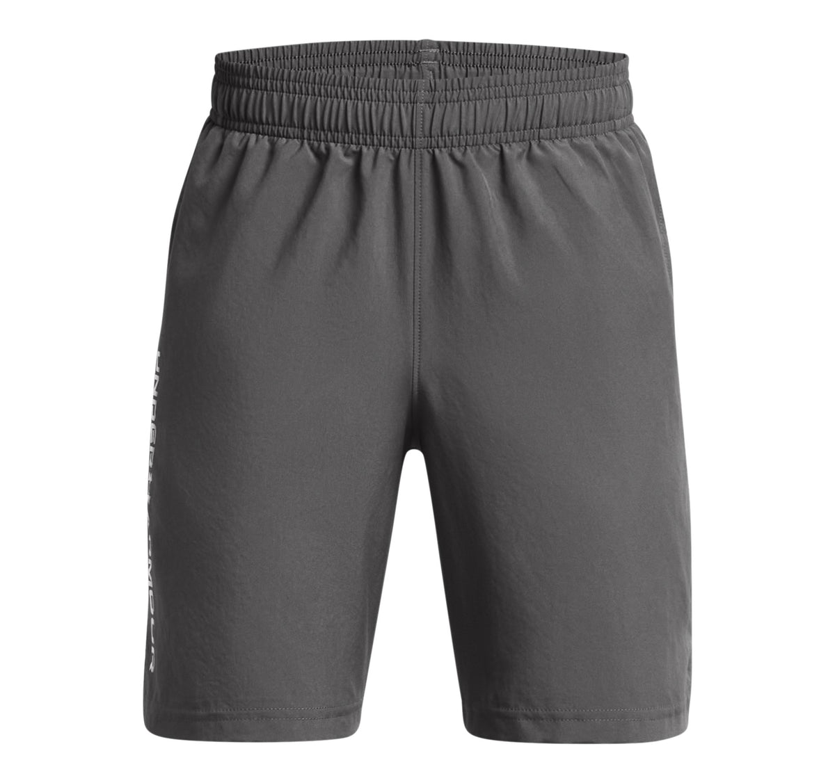 UA Tech Woven Wordmark Short - Castlerock / White - 025