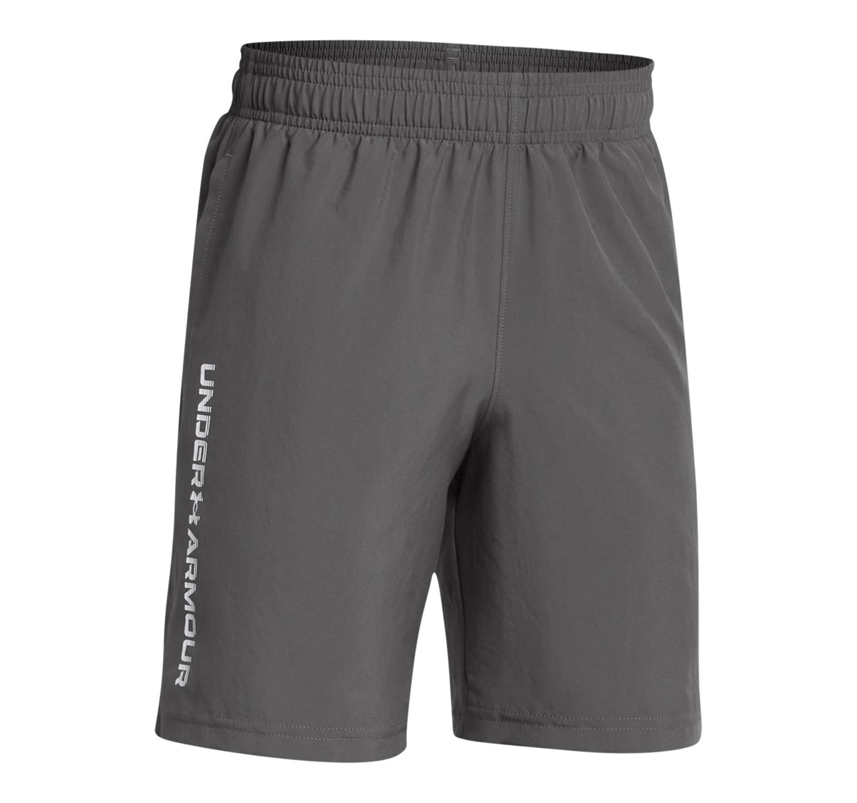 UA Tech Woven Wordmark Short - Castlerock / White - 025