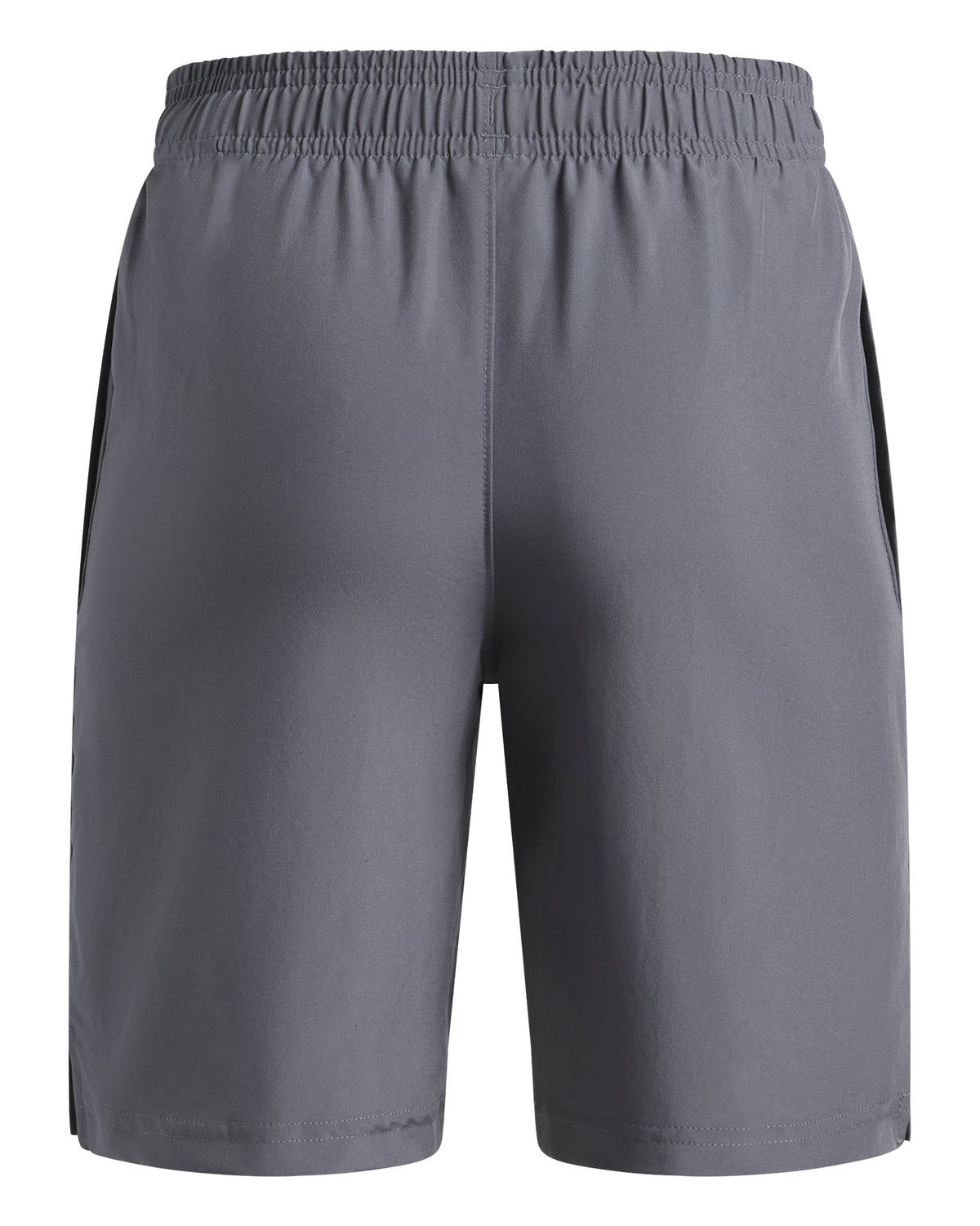 UA Tech Woven Wordmark Short - Gray / Green Citrine - 028