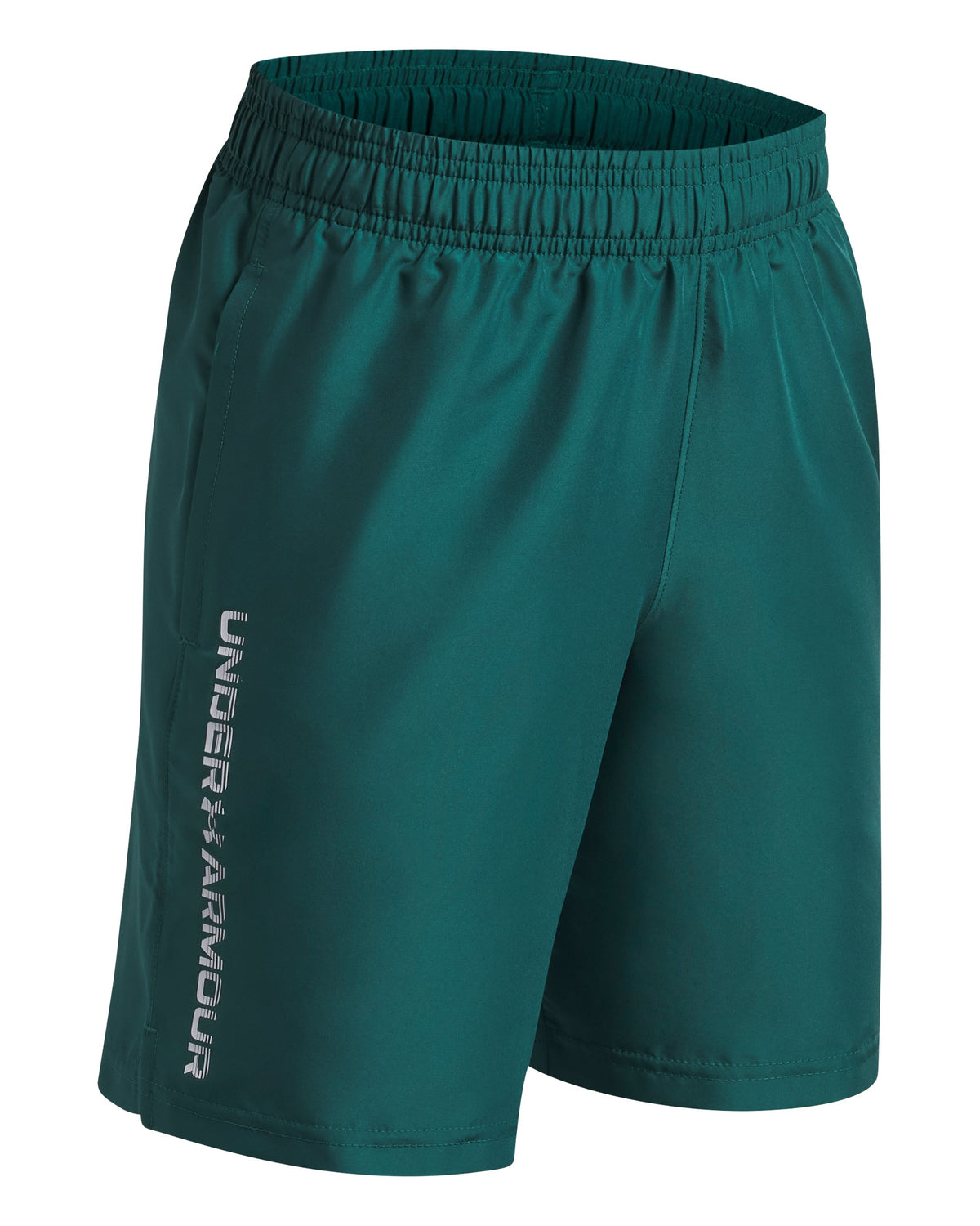 UA Tech Woven Wordmark Short - ירוק / לבן - 338