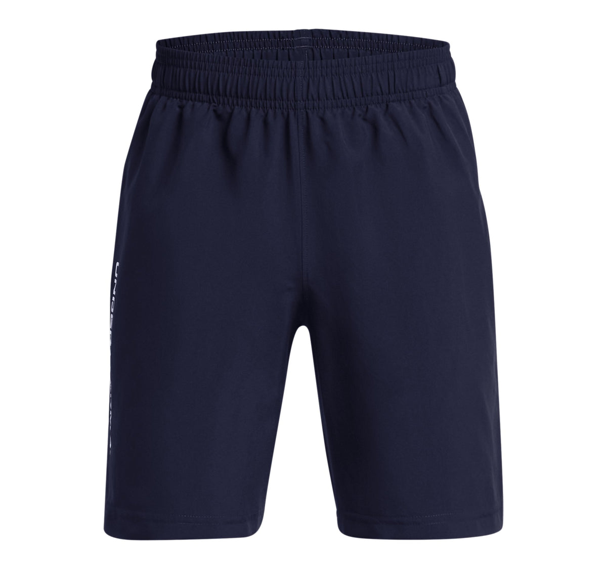 UA Tech Woven Wordmark Short - Midnight Navy / White - 410