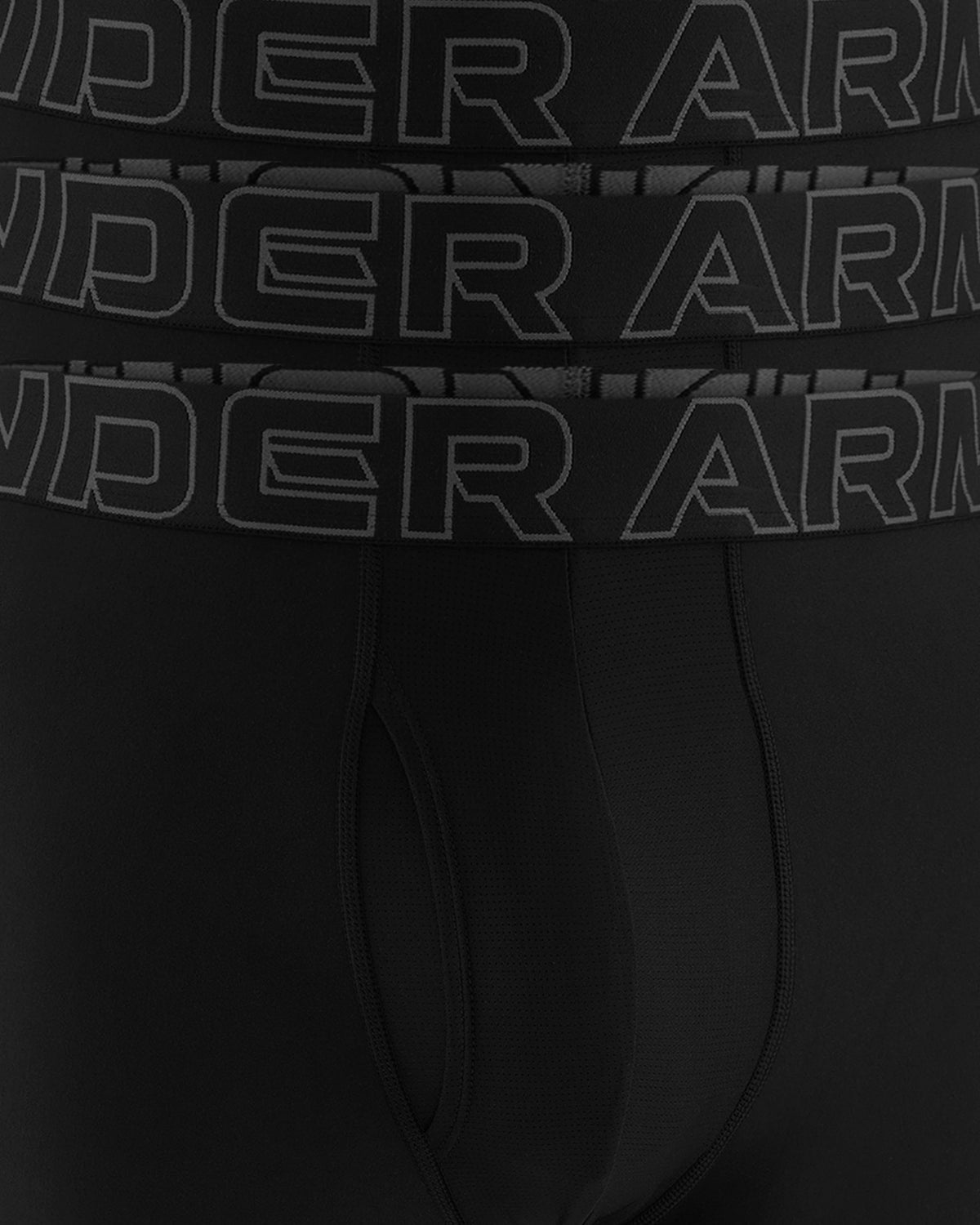 M UA Perf Tech 6in - Black / Black / Castlerock - 001