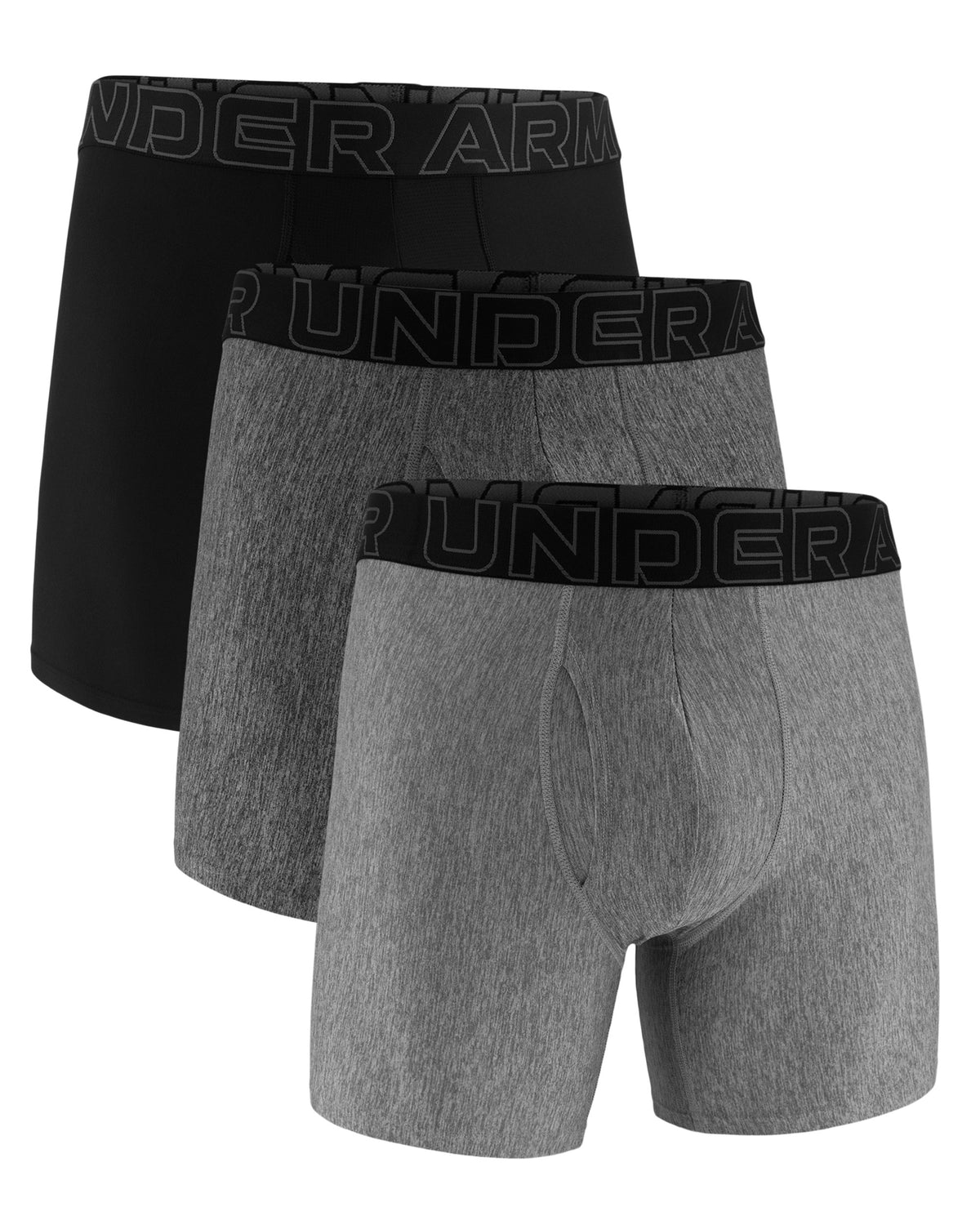 M UA Perf Tech 6in - Steel Full Heather / Castlerock Full Heather / Castlerock - 035