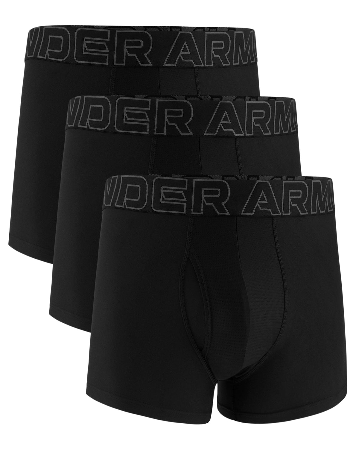 M UA Perf Tech 3in - Black / Black / Castlerock - 001