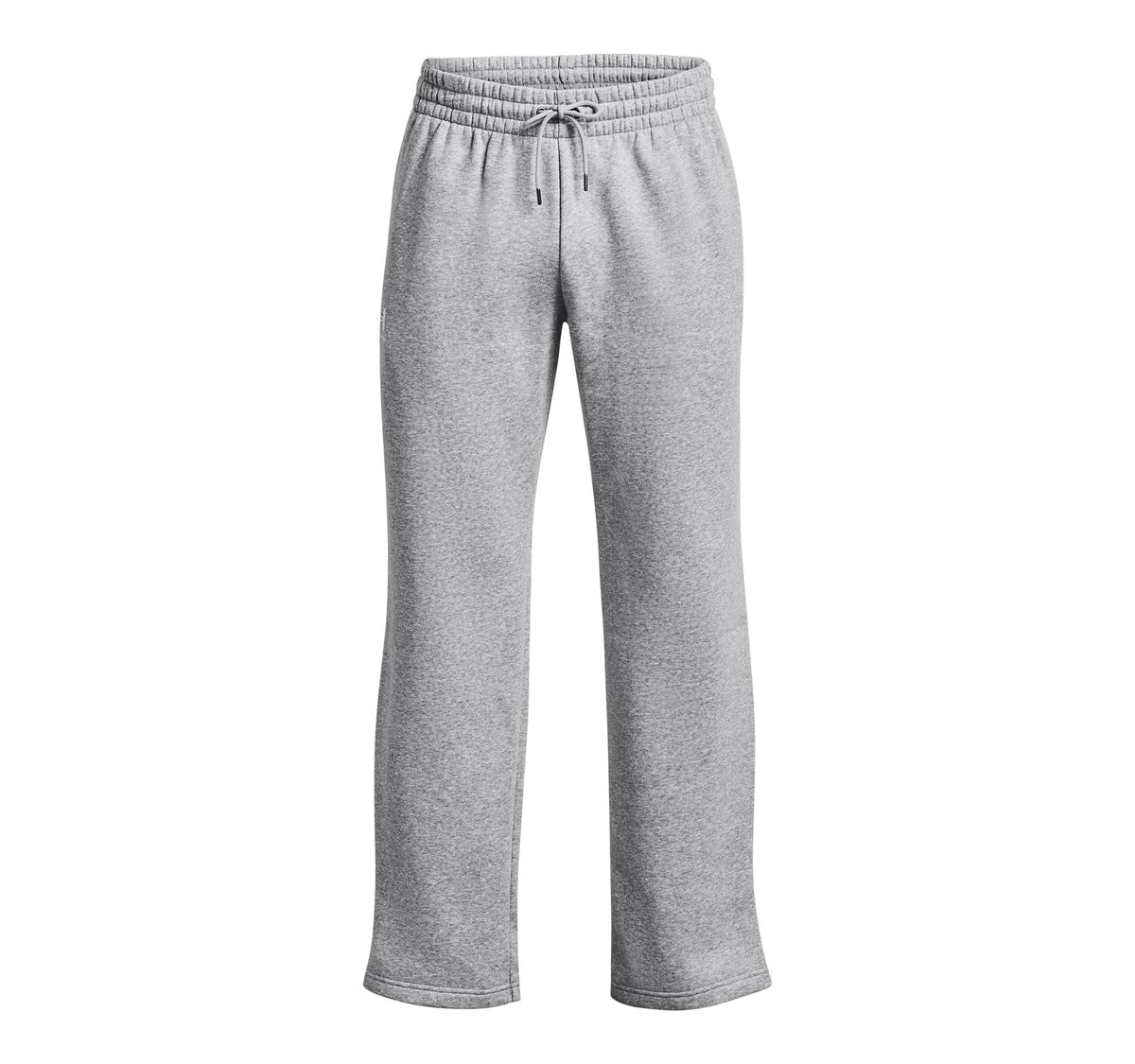 UA Icon Fleece Pant - Mod Gray Full Heather / White - 011