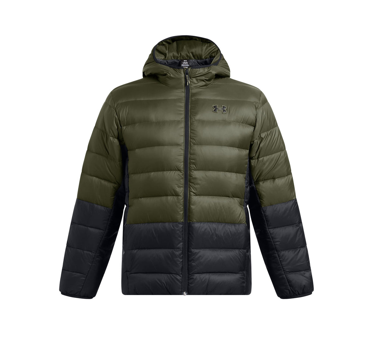 LEGEND DOWN HOODED JACKET - Marine OD Green / Black / Black - 390