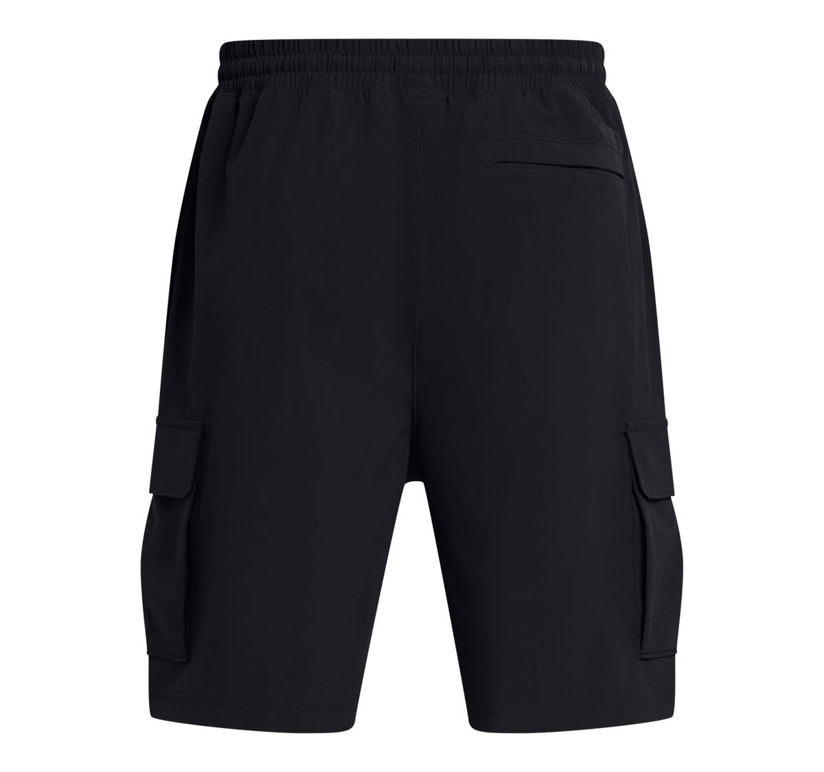 UA Vibe Woven Cargo Short - Black / White - 001