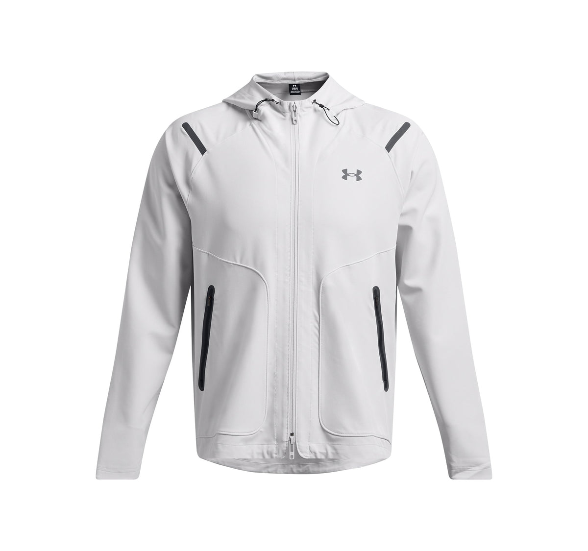 UA Unstoppable Jacket LC - אפור בהיר / שחור - 014