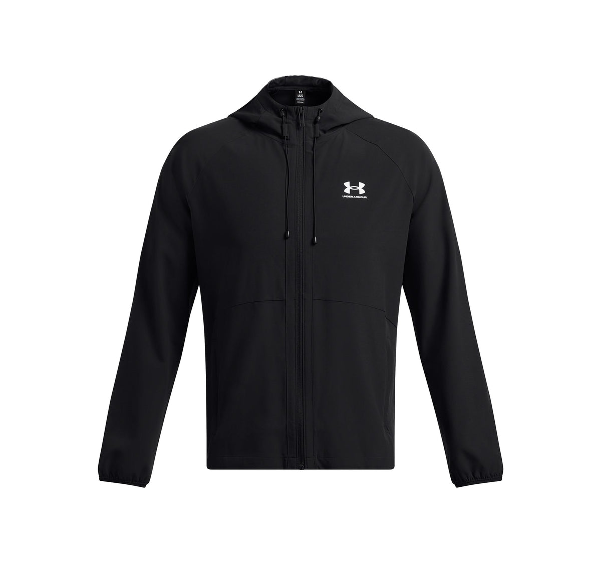 UA Vibe Woven Jacket - Black / White - 001