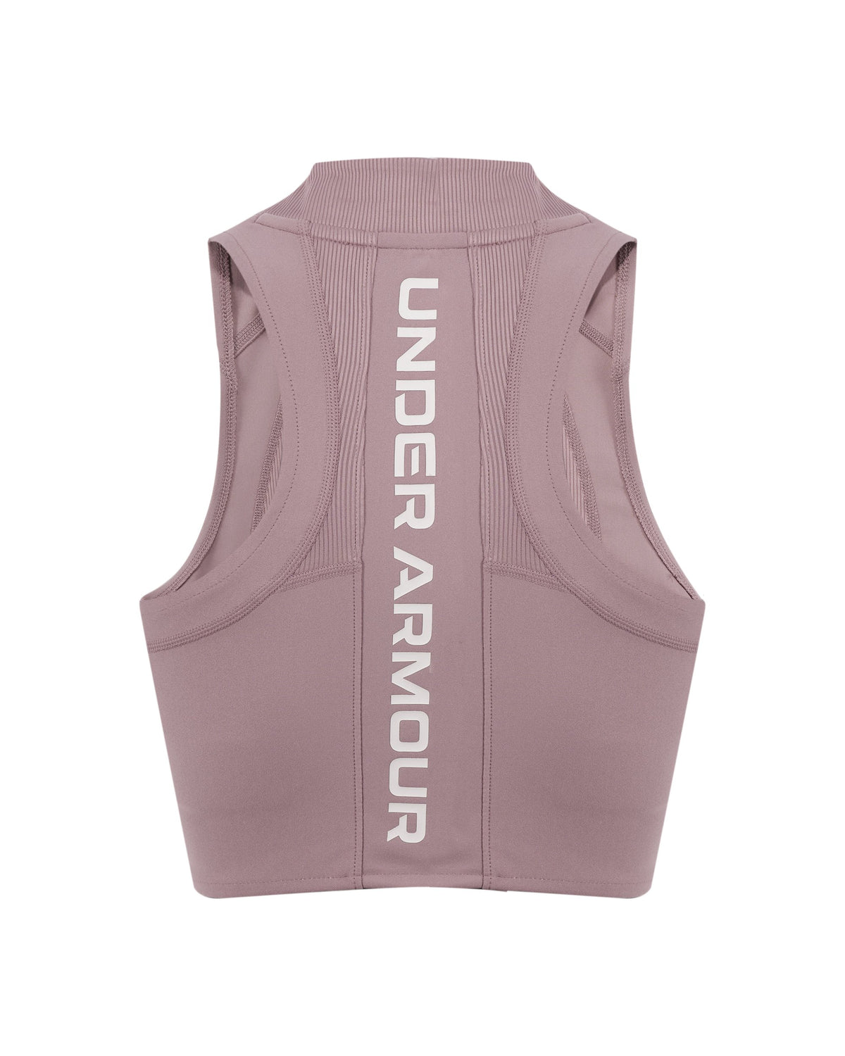 UA HG Rib Tank - Tourmaline Pink / Tourmaline Pink / White - 673