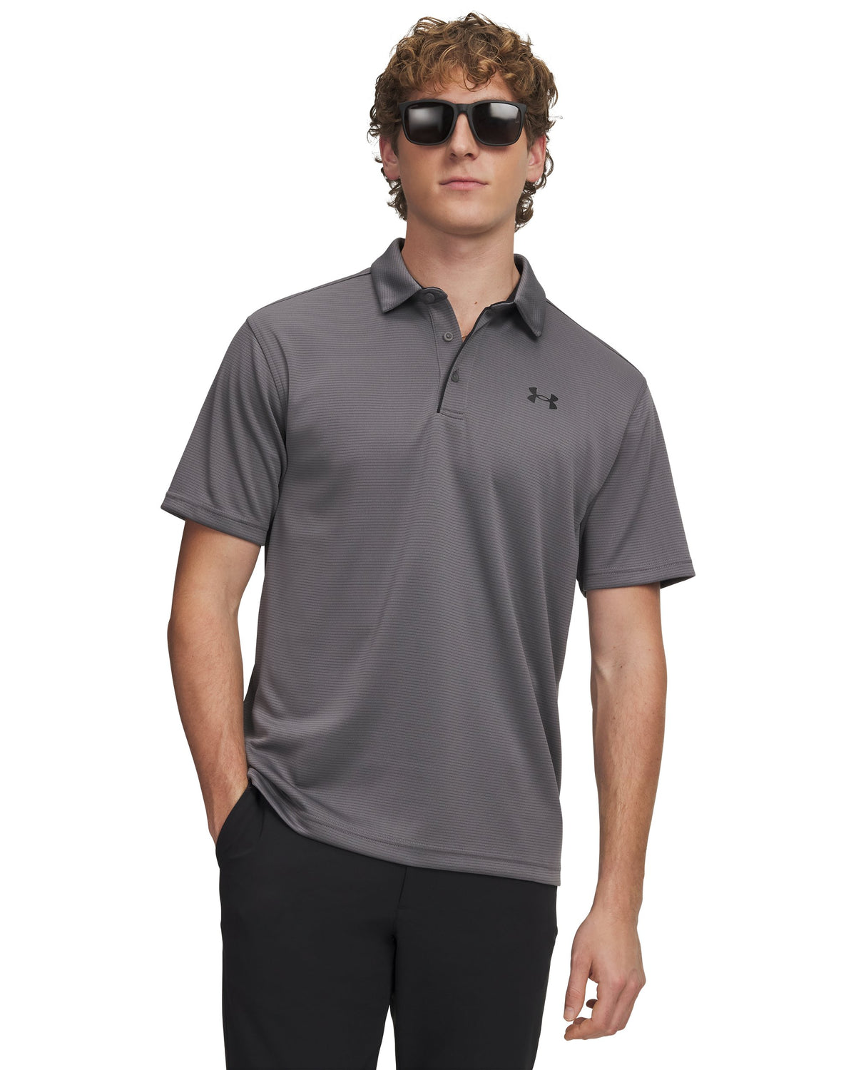 Tech Polo - Graphite / Black / Black - 040
