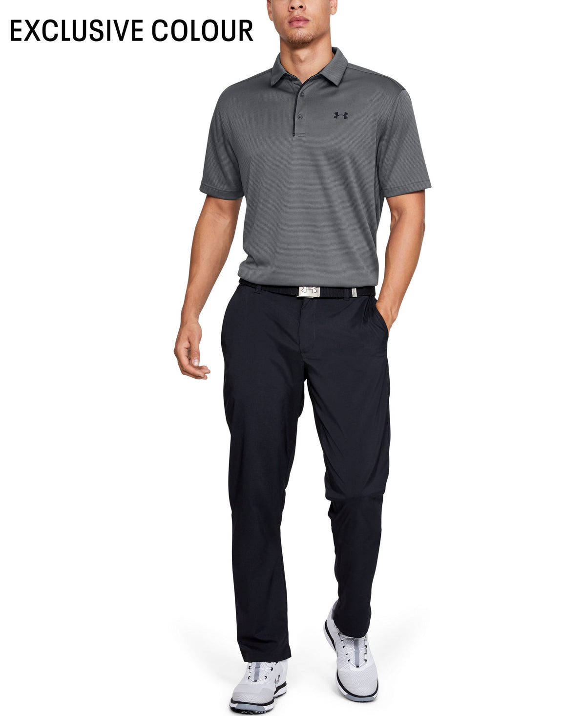 Tech Polo - Graphite / Black / Black - 040